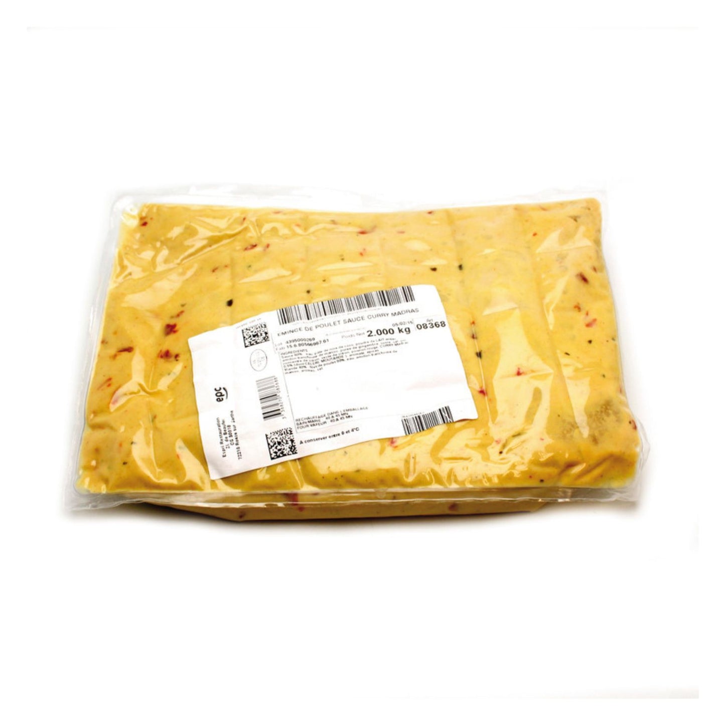 Csirke - Madras curry szószban - 2kg