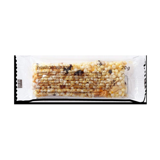Gyümölcsös müzli szelet 120x20g