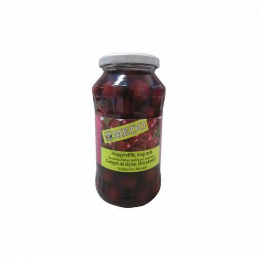 Medo magozott meggy befőtt édesítőszerrel 720ml/700g