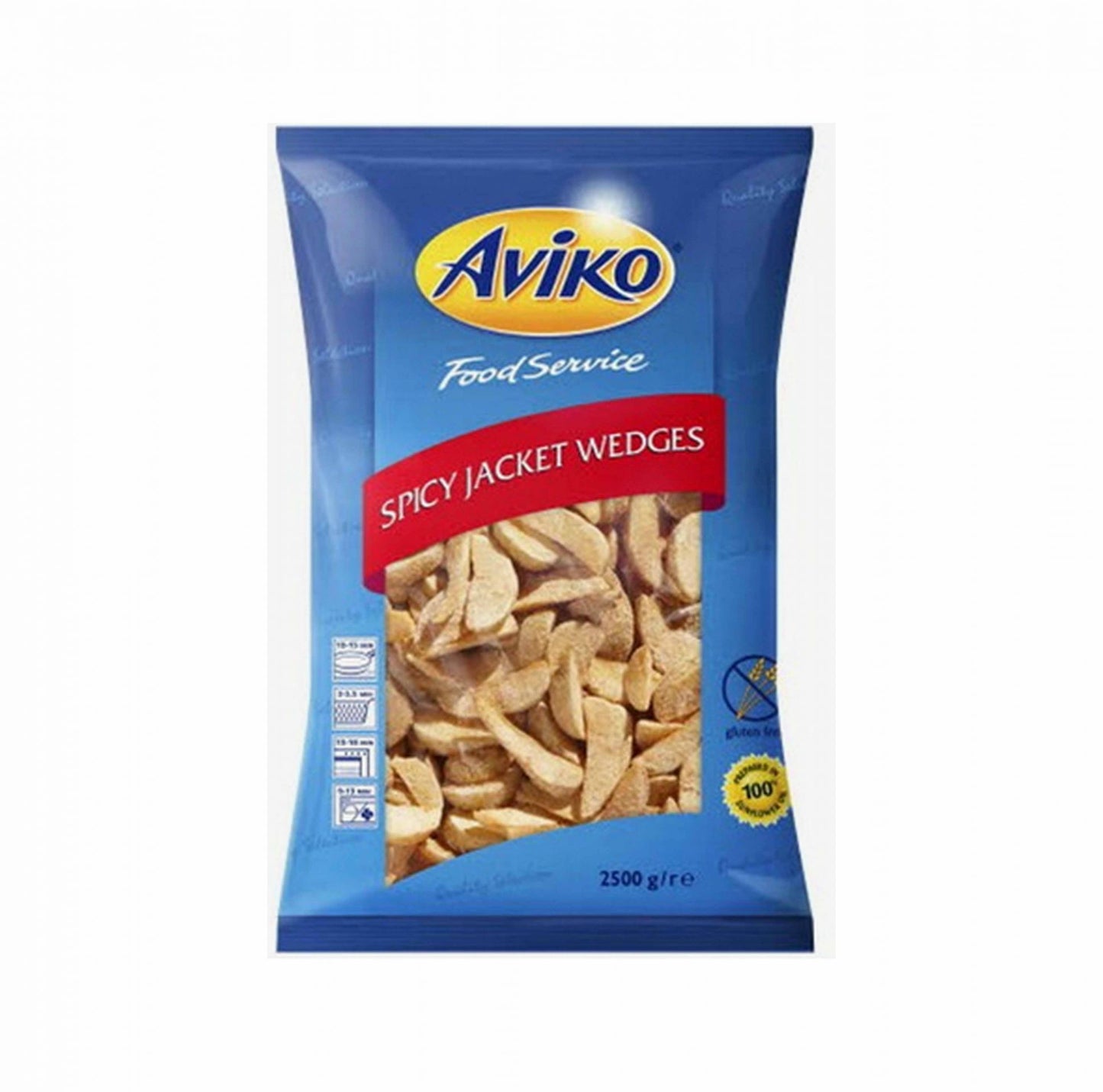 Aviko fűszeres burgonyagerezdek fagyasztott 2,5kg