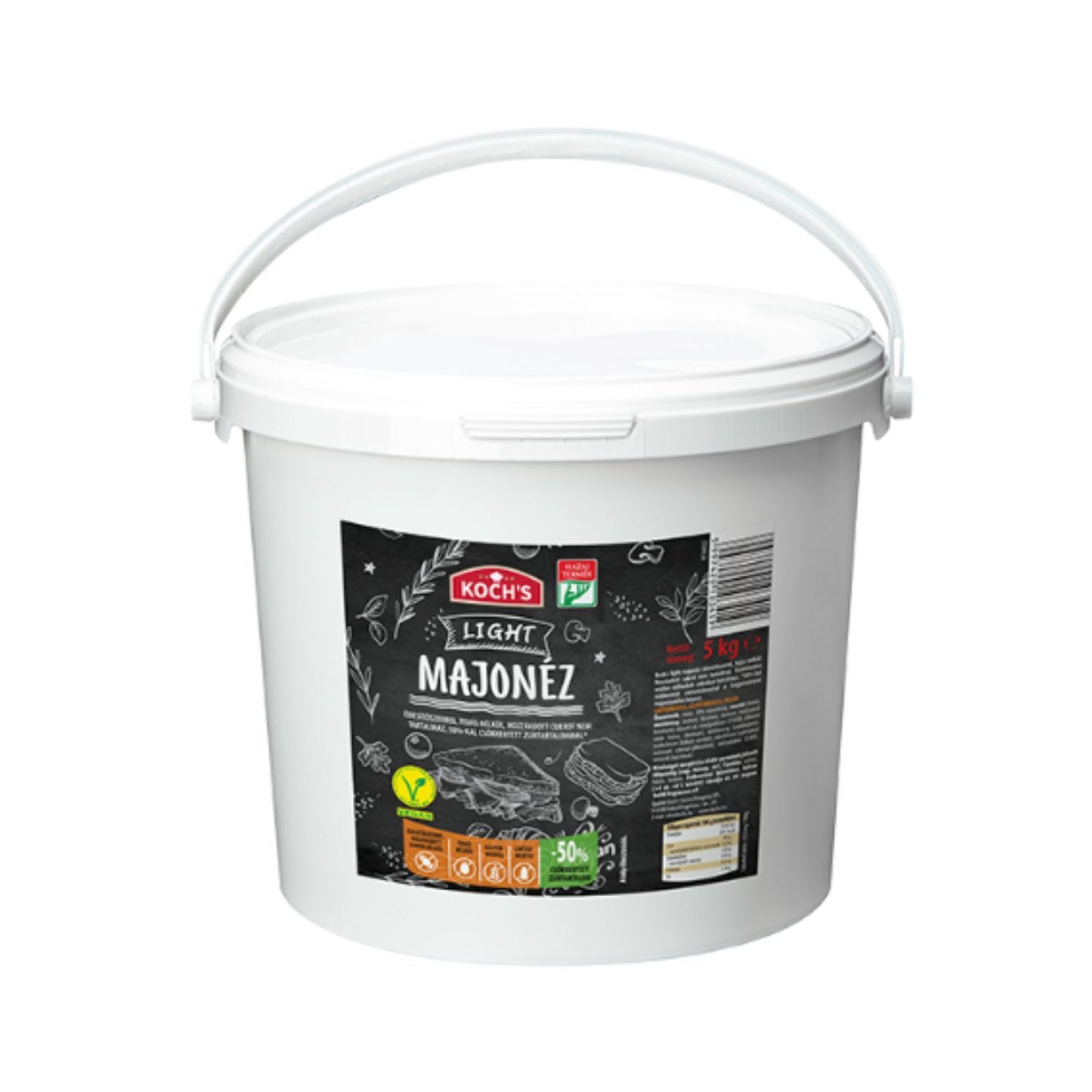 Kochs vegán light majonéz 5kg