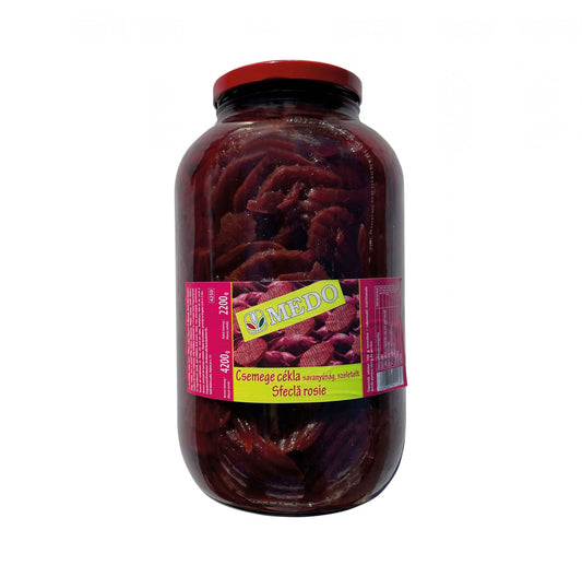 Szeletelt cékla üvegben 4250ml/4000/2300g