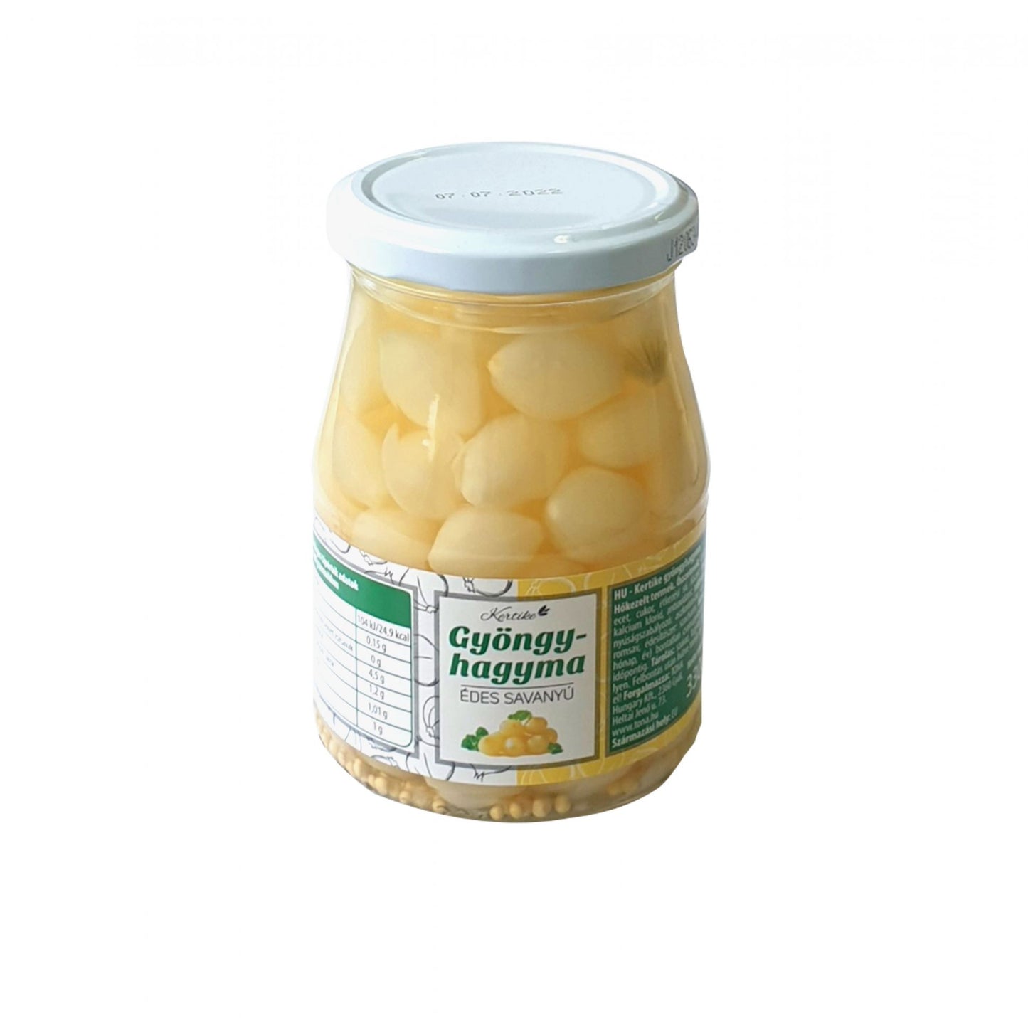 Kertike gyöngyhagyma savanyúság 370ml/330g/190g