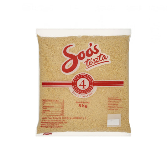 Soós zab tészta 4 tojásos 5kg