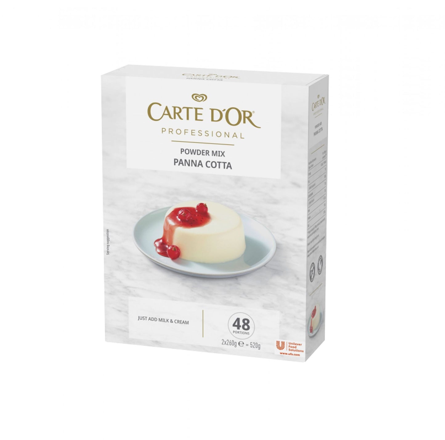 Carte d'or pannacotta desszert alap (2x260g) 520g