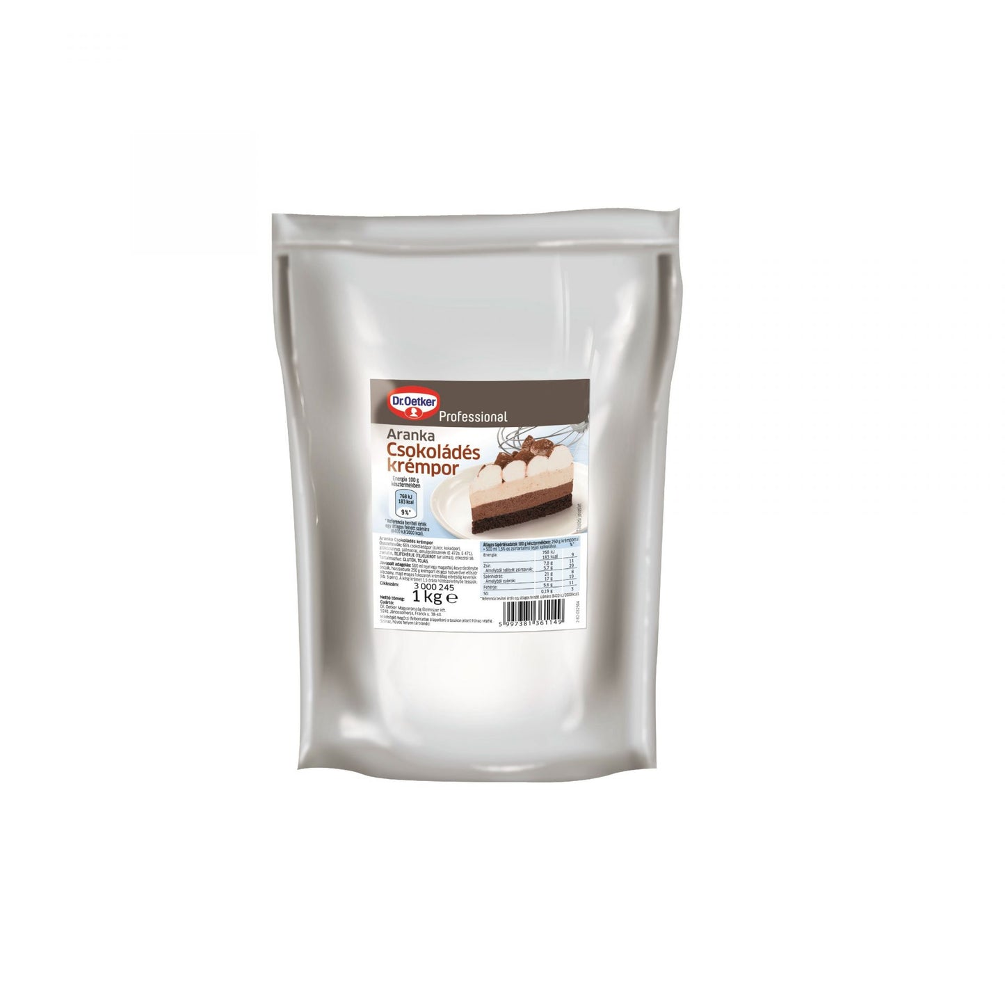 Dr. Oetker Aranka csokoládés hideg krémpor 1kg