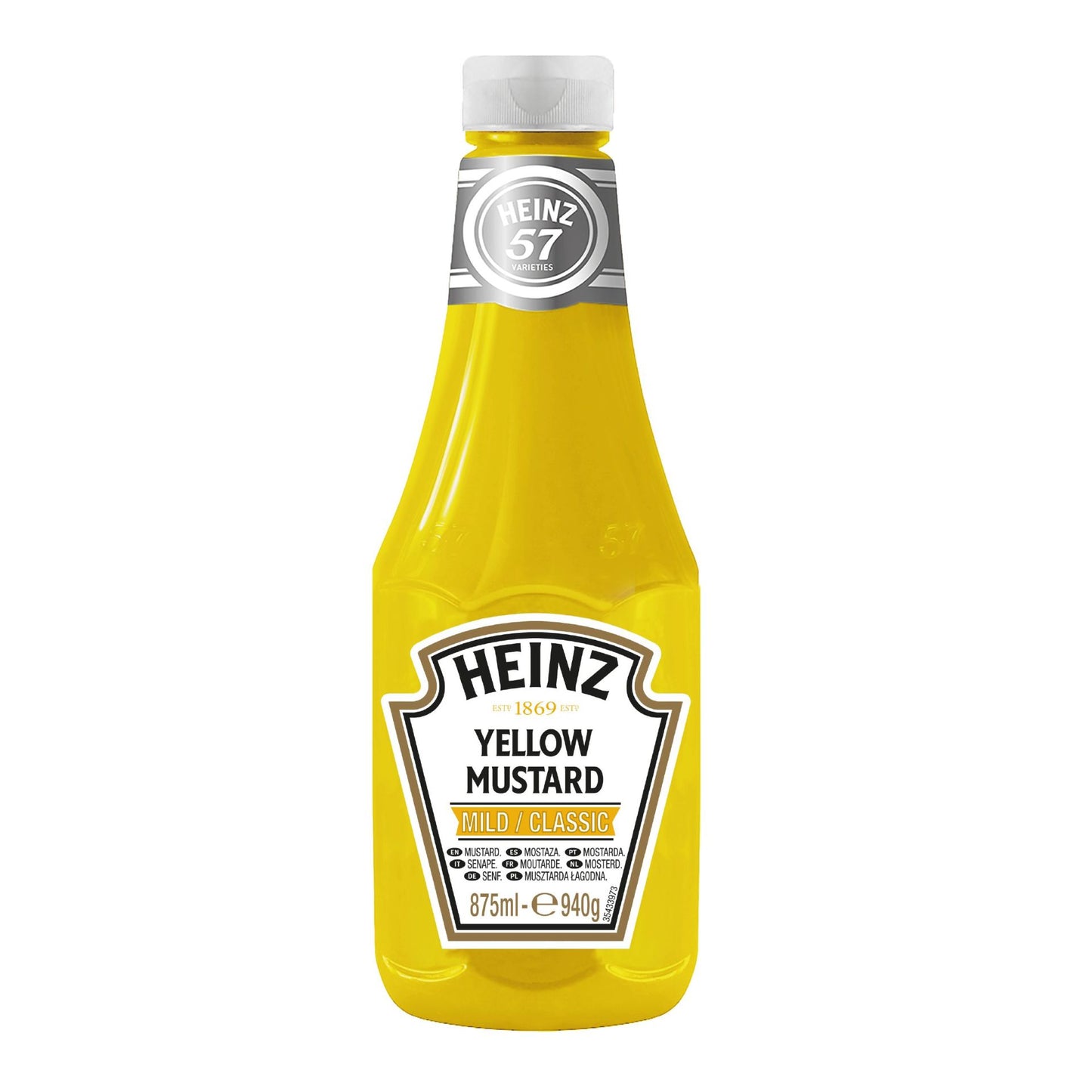 Heinz mustár 875ml/954g