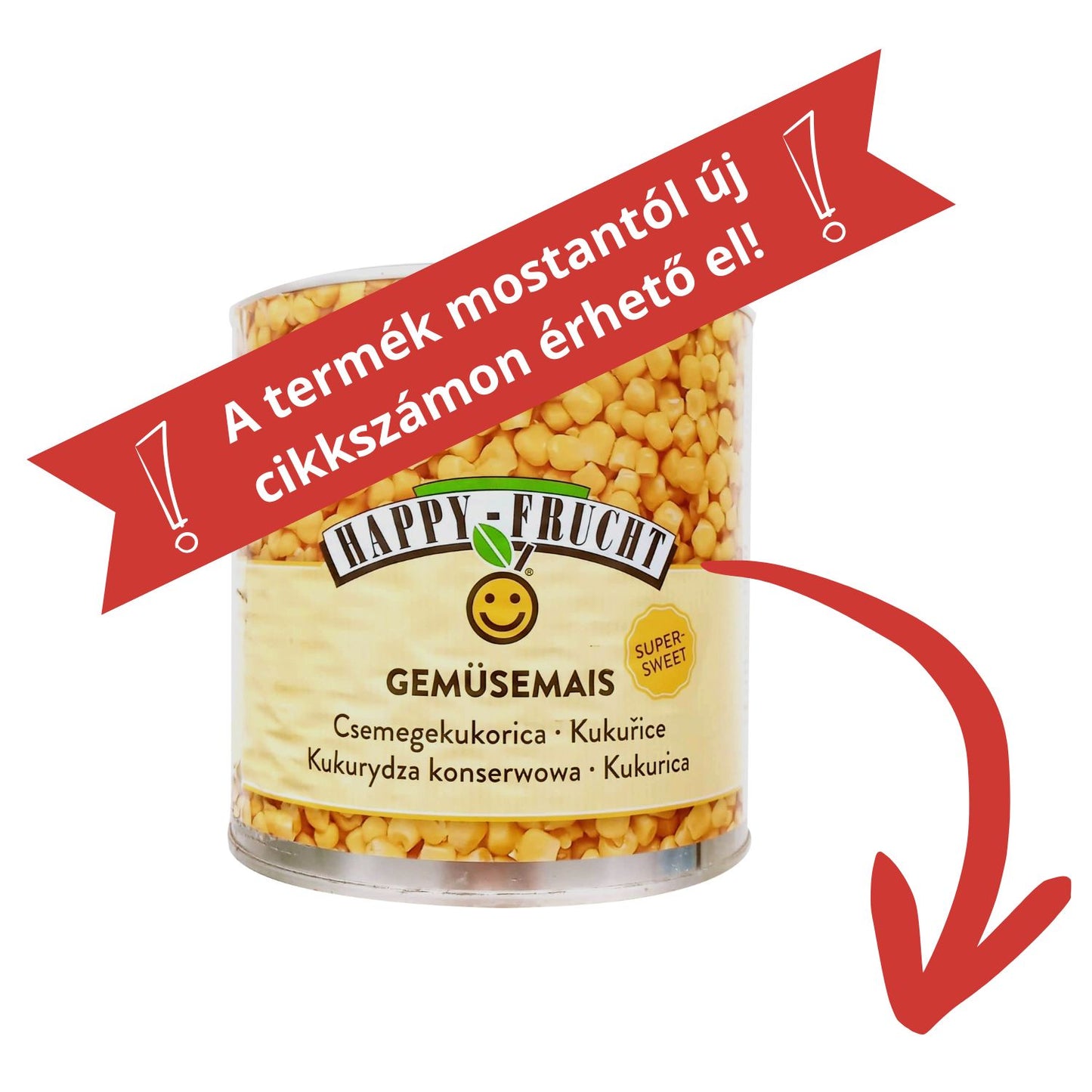 Csemege kukorica konzerv 2500g/1775g