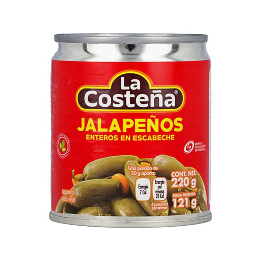 La Costena Jalapeno paprika egész 220g