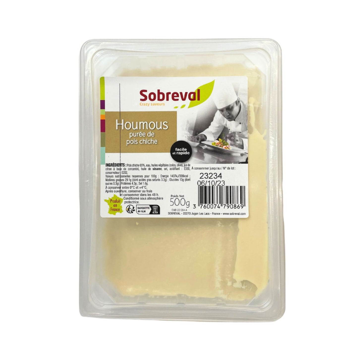 Sobreval hummusz 500g
