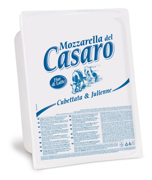 Valcolatte fior di latte julienne reszelt mozzarella sajt 2,5kg